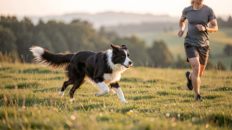 Illustration: conditioning-fitness-trial-dog