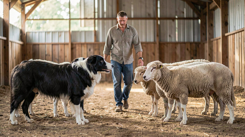 Illustration: the-shed-separating-sheep-trial